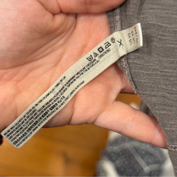 Free People Intimately Grey Longline Duster Cardigan Snap Button XS Boho Cotton - Picture 10 of 12